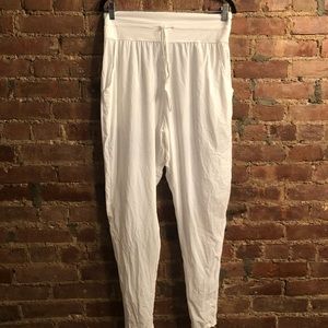 Free people white harem pants